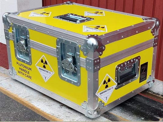 Replica de caja de plutonio hecha a mano con calidad profesional